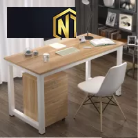 BÀN LÀM VIỆC VĂN PHÒNG NHỎ GỌN CHÂN SẮT